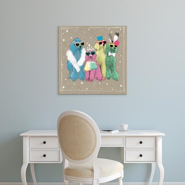 Easy Art Prints Hammond Gower's 'Fancypants Wacky Dogs II' Premium Canvas Art