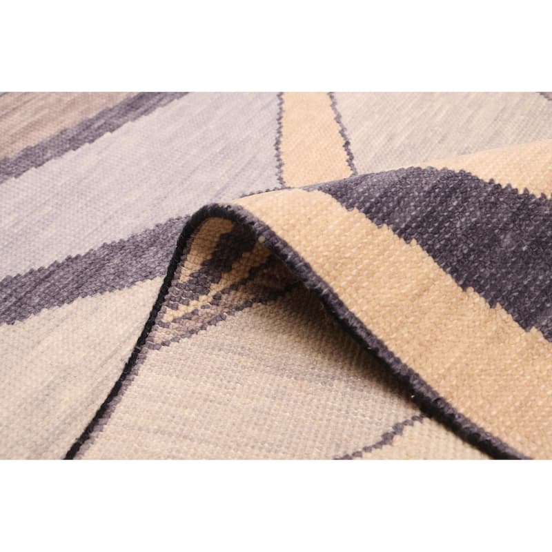 ECARPETGALLERY Hand-knotted Pak Finest Marrakesh Light Grey Wool Rug - 8'1 x 9'10