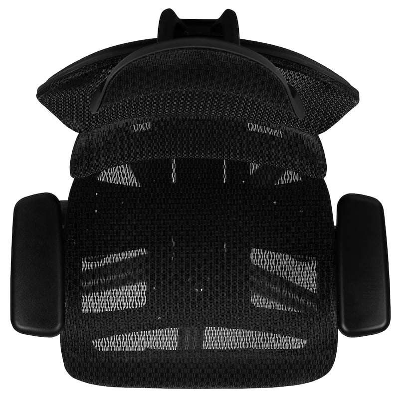 Ergonomic Mesh Office Chair with Synchro-Tilt, Headrest, Adjustable Pivot Arms