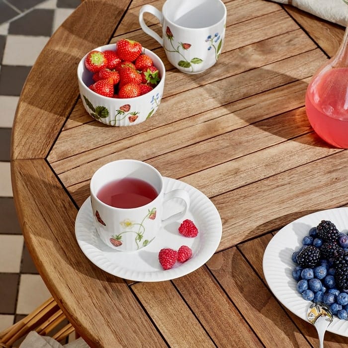 Kähler Hammershøi Plate, White - Ø: 8.7"