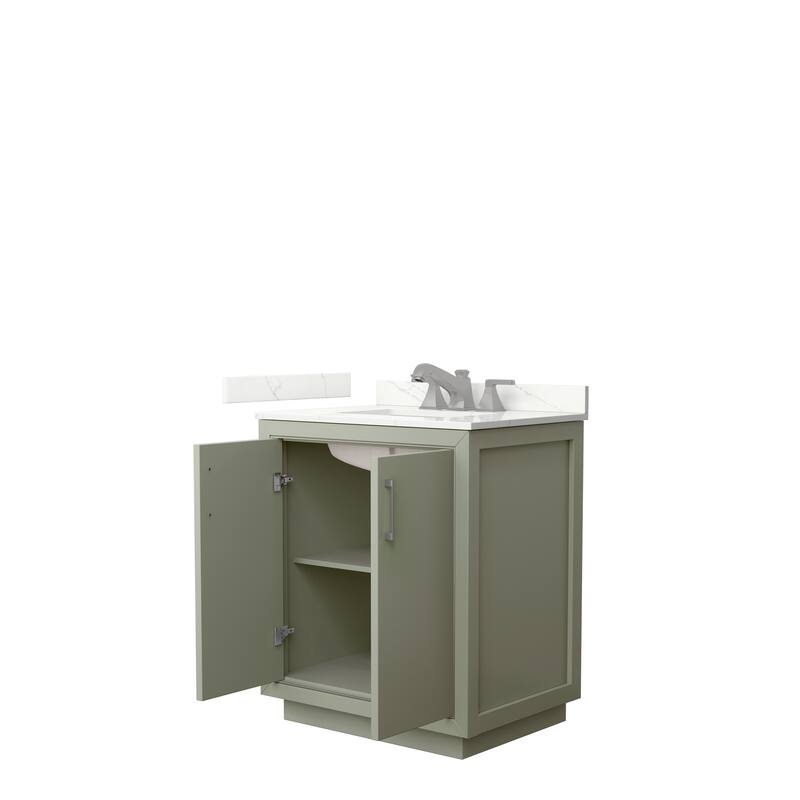 Icon 30-inch Single Vanity, Quartz Top