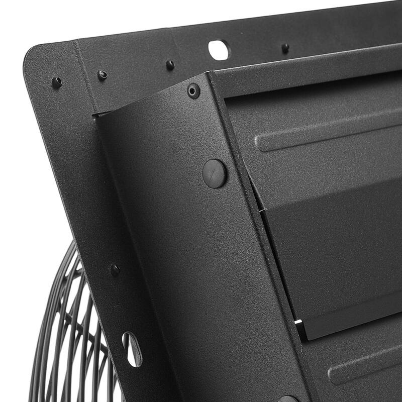 16 inch Shutter Exhaust Fan, Wall Mounted Attic Vent Fan with Programming Variable Speed Temperature Control, 2900 CFM, EC Motor