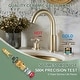 preview thumbnail 19 of 28, 8.2"H Solid Brass Widespread 2-handle Bathroom Sink Faucet