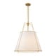 preview thumbnail 5 of 91, Mid Century 4-Light Conical Fabric Shade Lantern Pendant Ambient Light