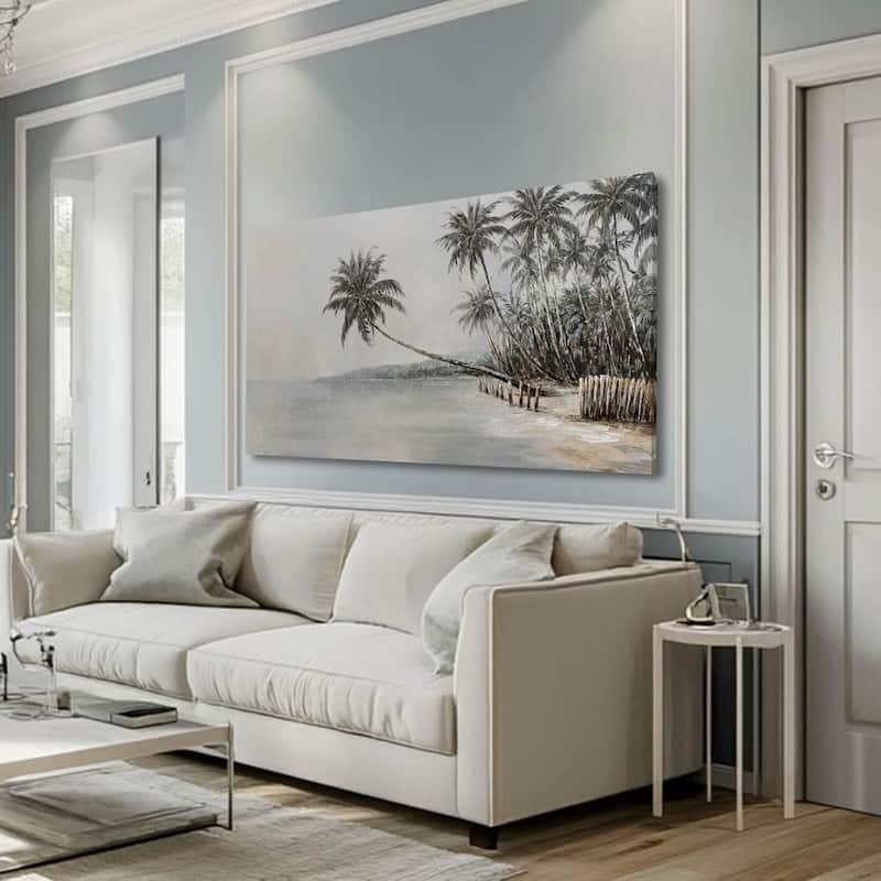 Palm Tree Wall Art Island Picture Wall Decor - 24 x 48