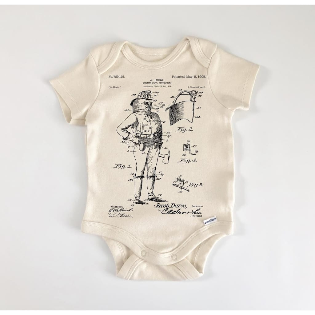 Firefighter Fireman - Baby Boy Girl Clothes Infant Bodysuit Funny Cute Newborn