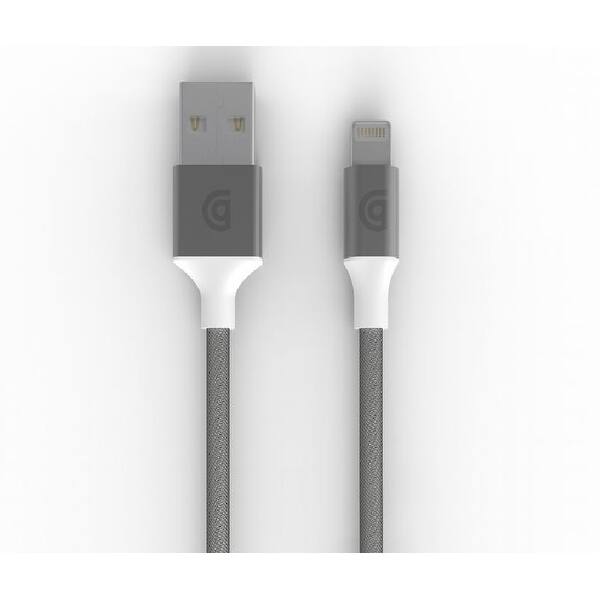 Shop Griffin Premium Braided Reversible Usb Charge Sync Cable 10 Ft With Lightning Connector Silver Overstock 29132599
