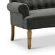 preview thumbnail 7 of 68, Arete Upholstered Tufted Settee Loveseat by Moser Bay Home