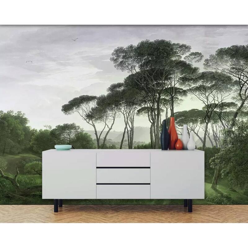 GK Wall Design Forest 3D Photo Jungle Horned Deer Peel&Stick Wallpaper