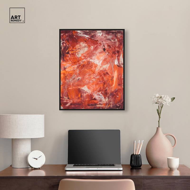 Shades of Red II Canvas by Art Remedy