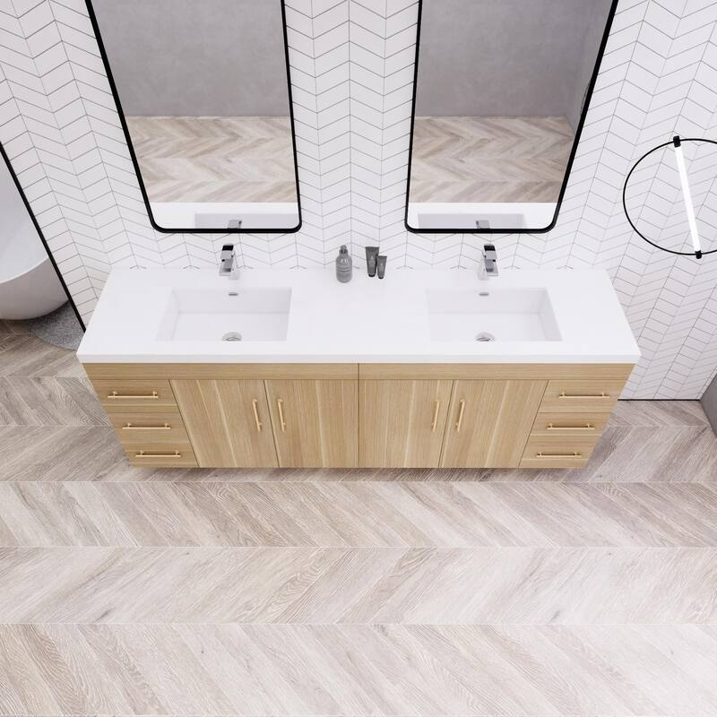 Eliza 84'' Freestanding Vanity with Double Sink