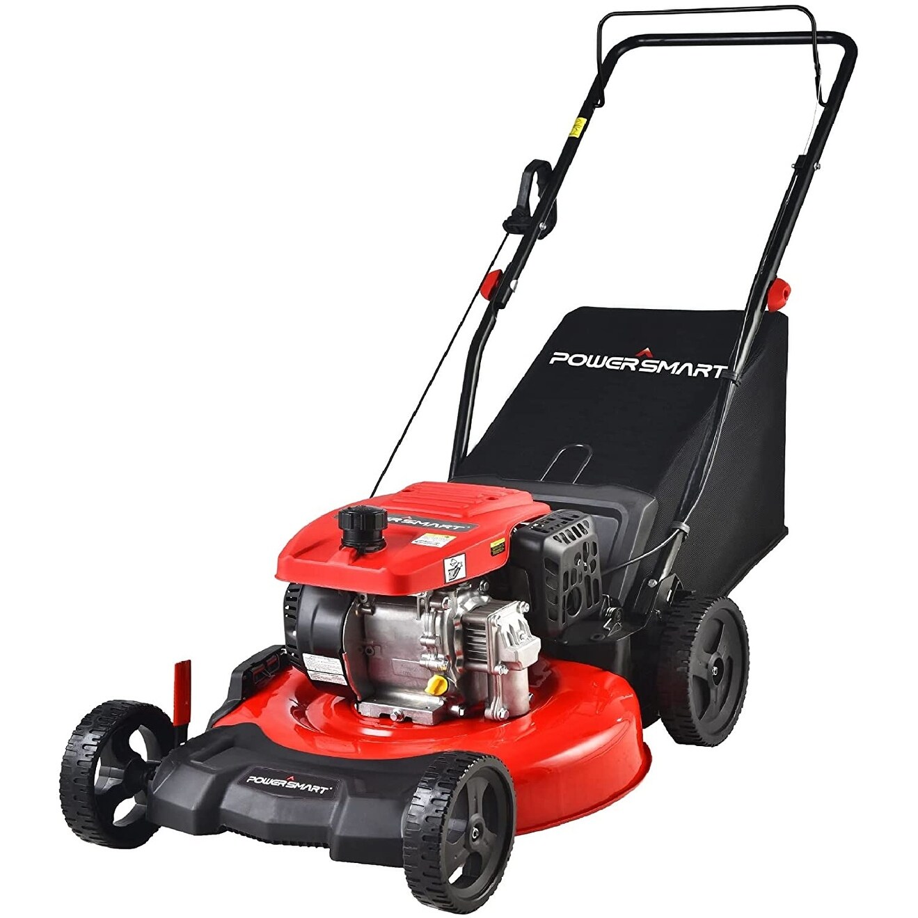 Lawn Mower Gas Powered with Bag 21 Inch with 209CC 4 Stroke Engine