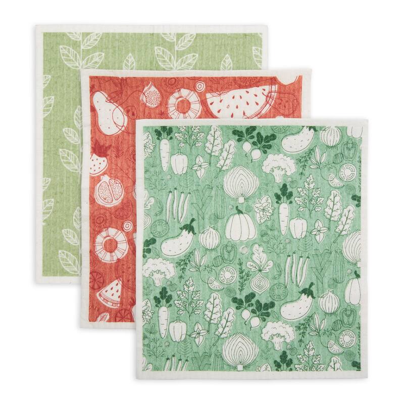 DII Swedish Dishcloth Set/3 - Fresh Market