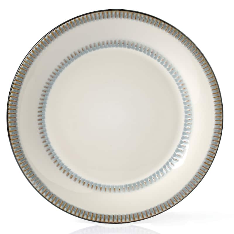 Lorren Home Trends 16 Piece Stoneware Set-Contrast