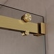 preview thumbnail 23 of 34, VS Series 68" - 72" W X 78" H Soft Closing Frameless Double Sliding Shower Doors With 3/8" Tempered Clear Glass