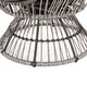 preview thumbnail 10 of 11, Pintan Outdoor Wicker Swivel Egg Chair by Christopher Knight Home