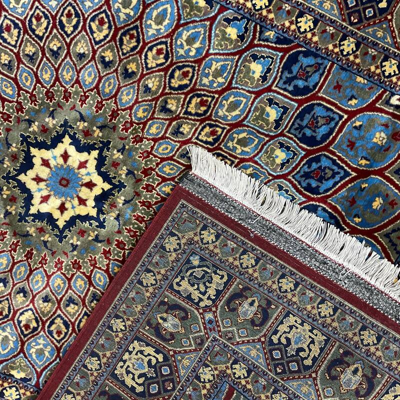 HERAT ORIENTAL Handmade Tabriz Design Wool Rug - 5' x 6'8"