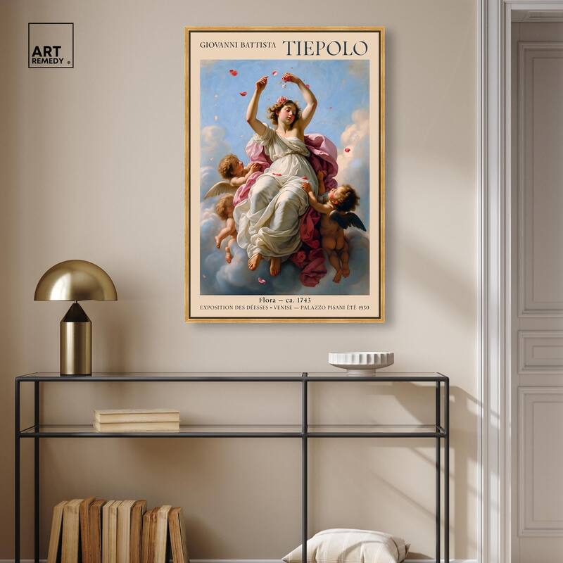 Flora in the Venetian Sky Canvas by Art Remedy