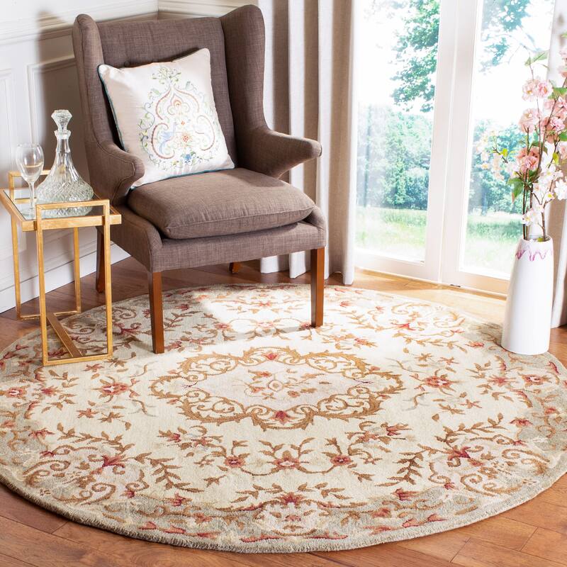 SAFAVIEH Handmade Classic Nediljka Traditional Oriental Wool Rug - 3'6" Round - Assorted