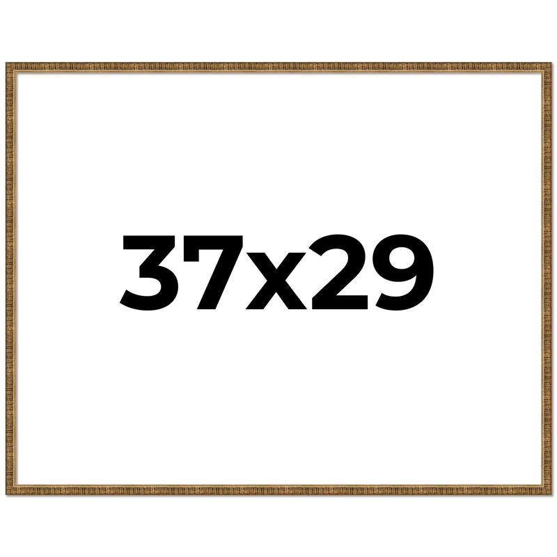 37x29 Frame Gold Picture Frame - Complete Modern Photo Frame Includes