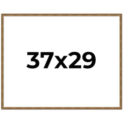 37x29 Frame Gold Picture Frame - Complete Modern Photo Frame Includes