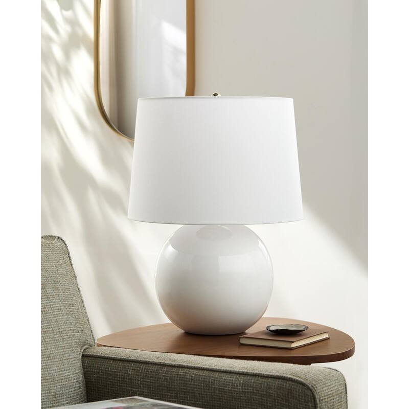 Livabliss Stellar Traditional Accent Table Lamp - White