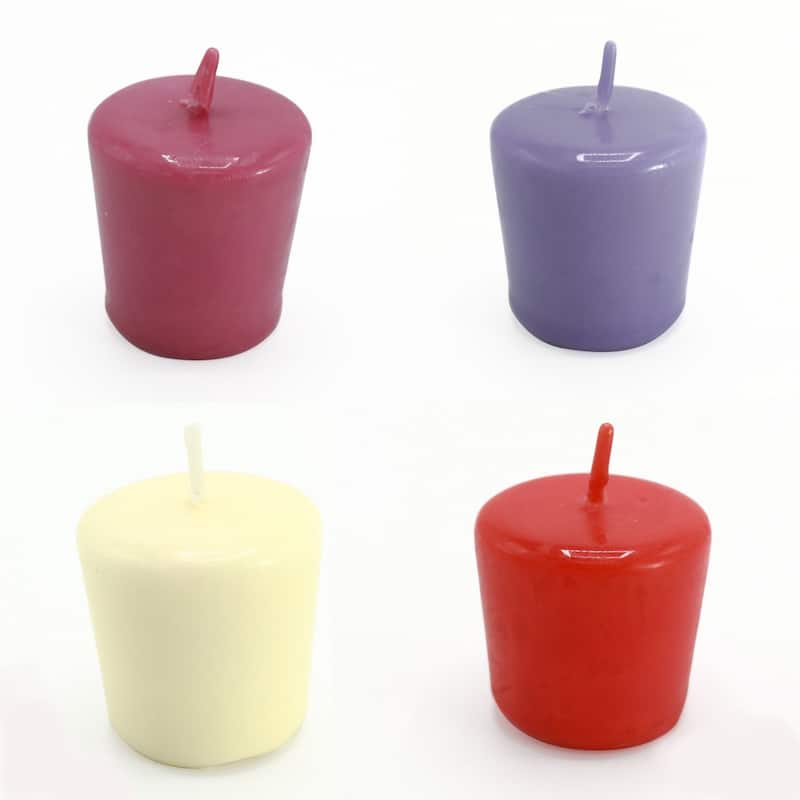 Elyon Votive Unscented Wax Candles 15 Hours Burn Time