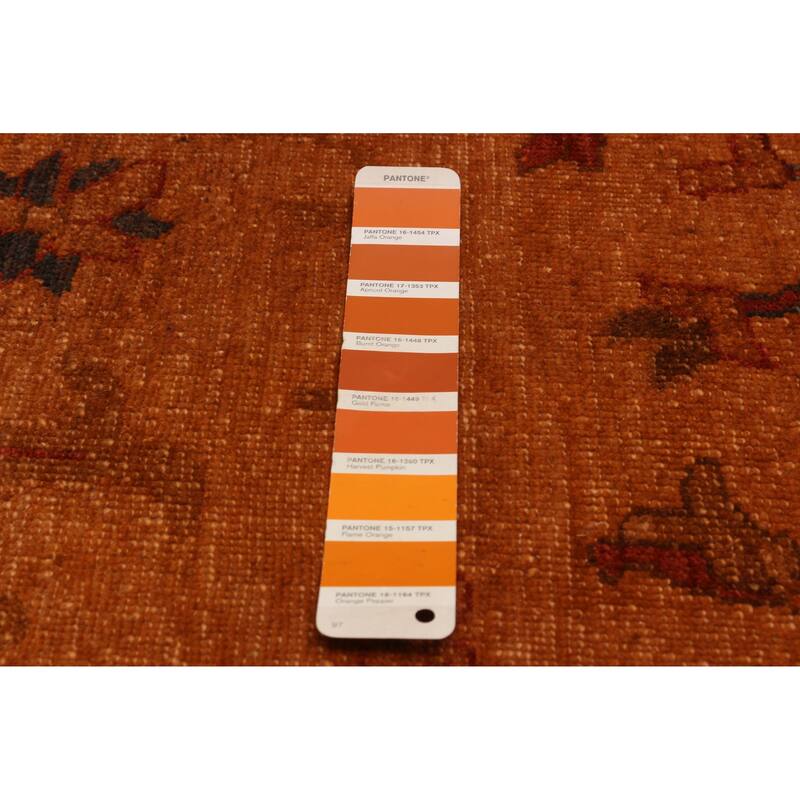 ECARPETGALLERY Hand-knotted Vibrance Copper Wool Rug - 5'9 x 8'11