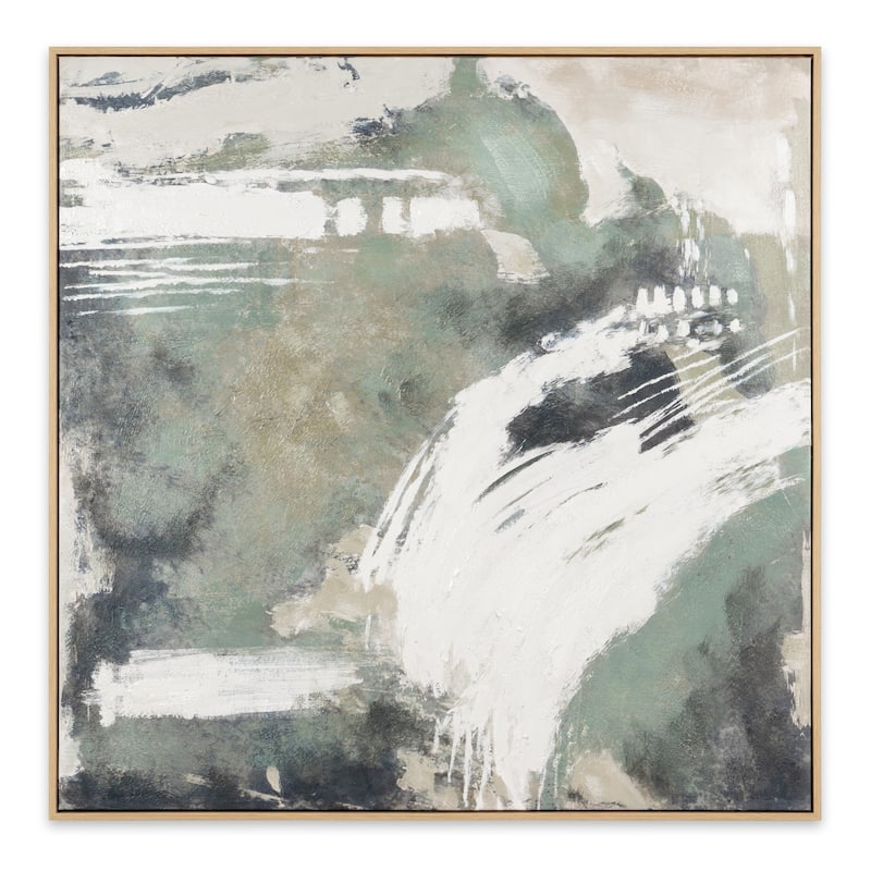 Green Expanse, Hand Painted Canvas