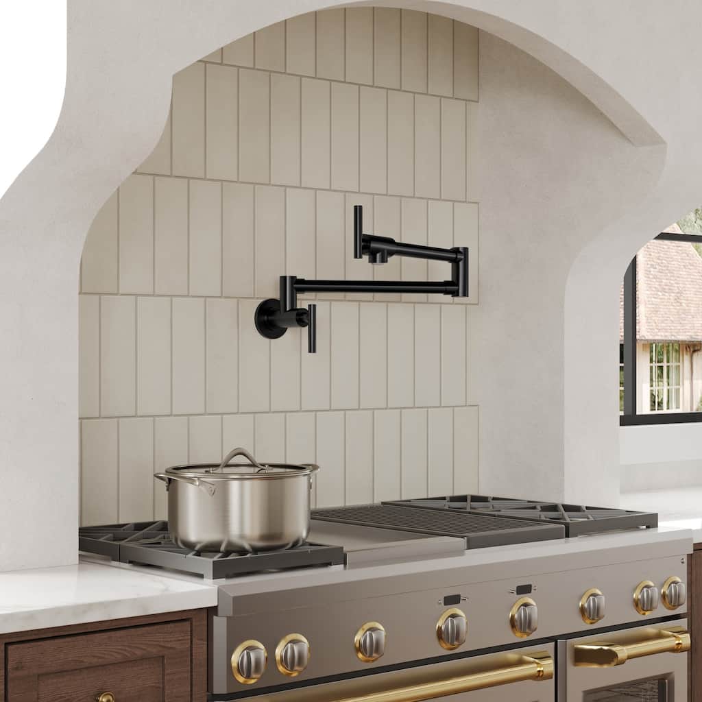 GRANDJOY Single Handle Pull Down Kitchen Faucet with Spot Resistant Finish