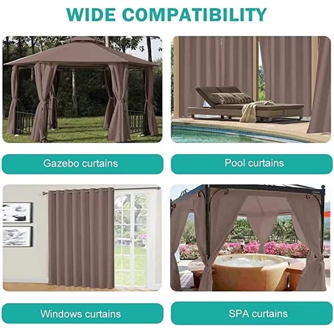 DCP Blackout Curtains Thermal Insulated Privacy Window Panel
