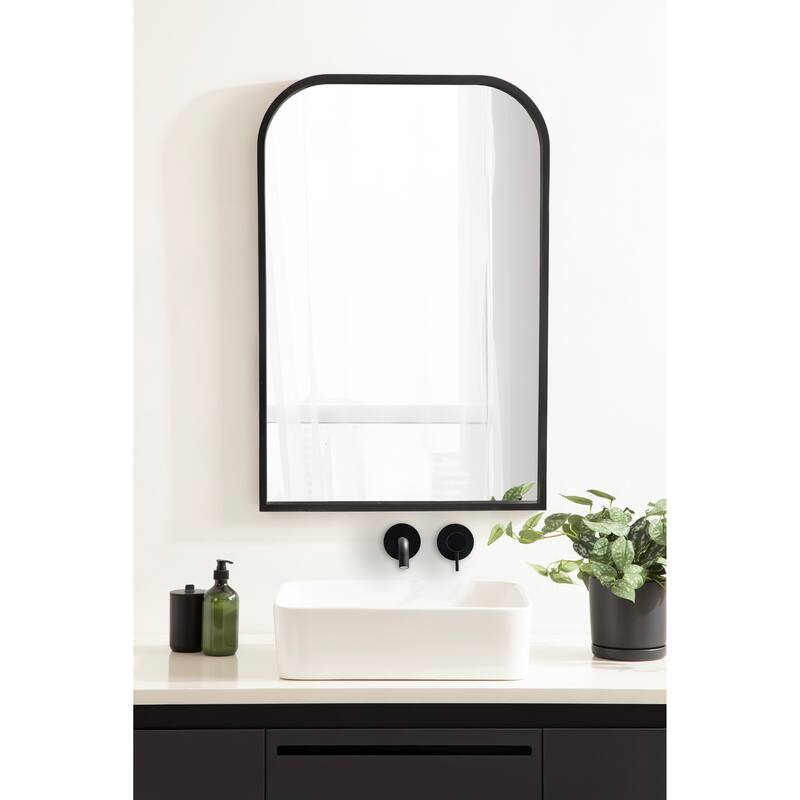 Kate and Laurel Travis Arch Framed Wall Mirror