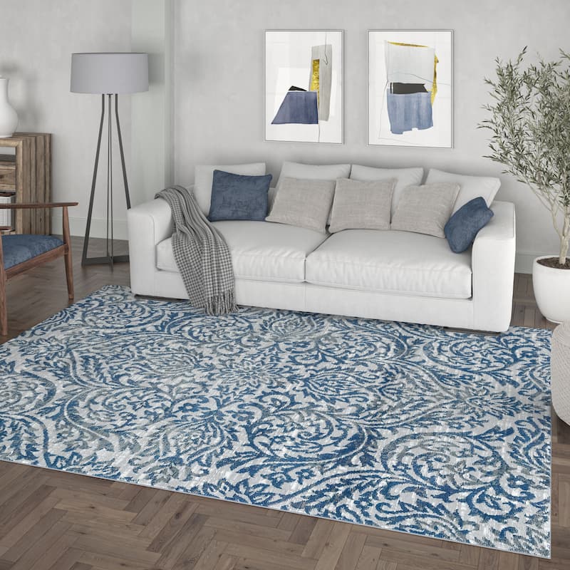 Carrington Farmhouse Floral & Botanical Indoor Area Rug