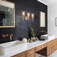 preview thumbnail 15 of 24, Modern 4/3/2-Light Farmhouse Linear Bathroom Vanity Lights Dimmable Wall Sconces with Clear Glass Shade