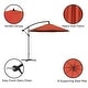 preview thumbnail 12 of 30, Pure Garden 10-Foot Offset Patio Umbrella with Square Base