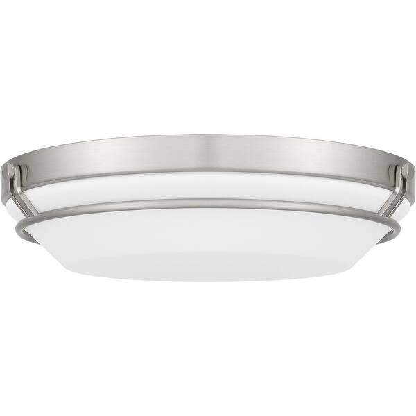 slide 2 of 5, Dunbar LED Flush Mount Brushed Nickel