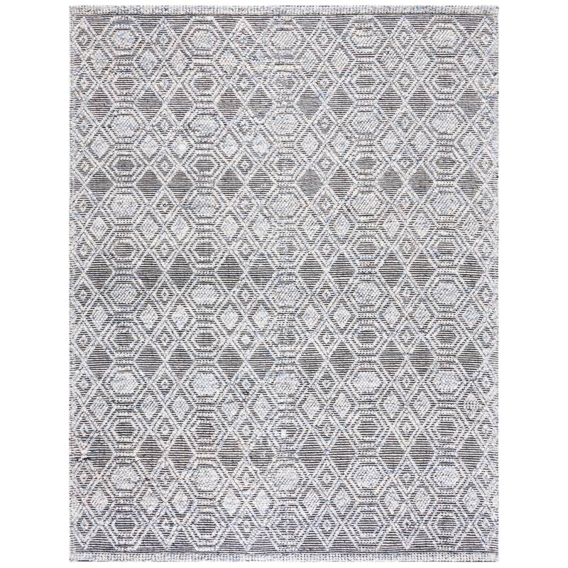 SAFAVIEH Handmade Natura Geertje Wool Rug - 8' x 10' - Blue