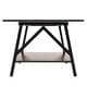 preview thumbnail 13 of 29, CO-Z Carbon Loft Jerusha Industrial Coffee Table with Storage Shelf