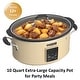 preview thumbnail 41 of 46, 10qt Large Capacity Digital Slow Cooker with Aluminum Pot