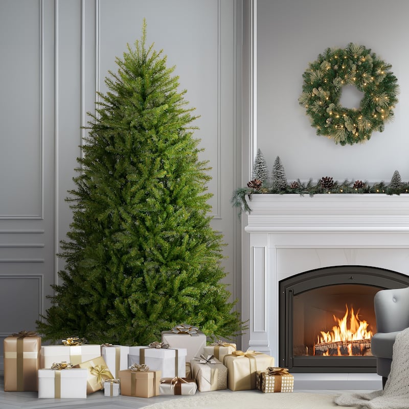 National Tree Company 6.5-foot Fir Pre-lit or Unlit Artificial Hinged Christmas Tree - 6.5 Foot