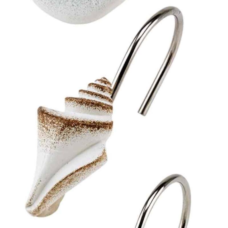 Avanti Linens Farmhouse Shell Shower Hooks - Multicolor