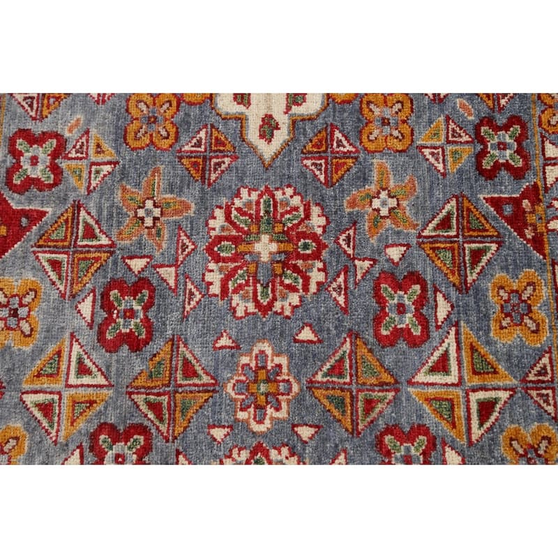 Geometric Khotan Oriental Home Decor Area Rug Wool Hand-knotted Carpet - 8'2" x 9'7"