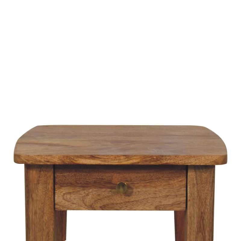 Solid Wood Rope End Table