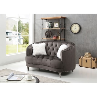 Dania Velvet Loveseat