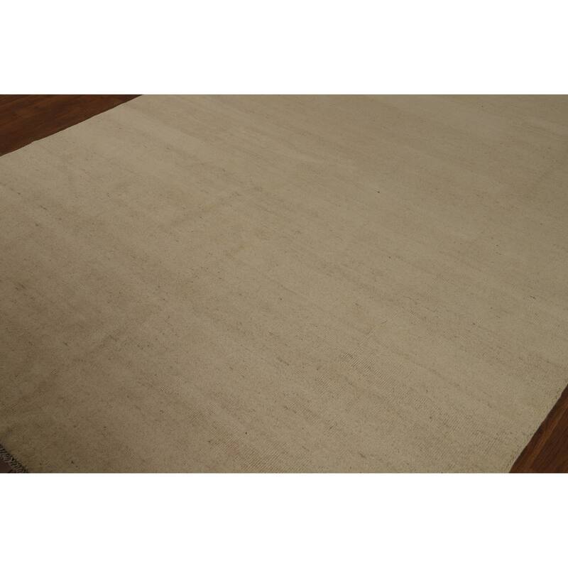 Modern Gabbeh Oriental Area Rug Handmade Wool Carpet - 6'5" x 9'7"