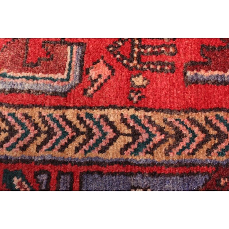 ECARPETGALLERY Hand-knotted Andelz Red Wool Rug - 4'5 x 7'5