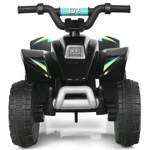 slide 2 of 19, 6V Kids Electric ATV 4 Wheels Ride-On Toy - 28.5" x 15.5" x 18"(L x W x H) Black