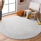 preview thumbnail 16 of 91, SAFAVIEH Tulum Yolonda Rustic Moroccan Boho Rug 10'x10'Round - Light Grey/Ivory