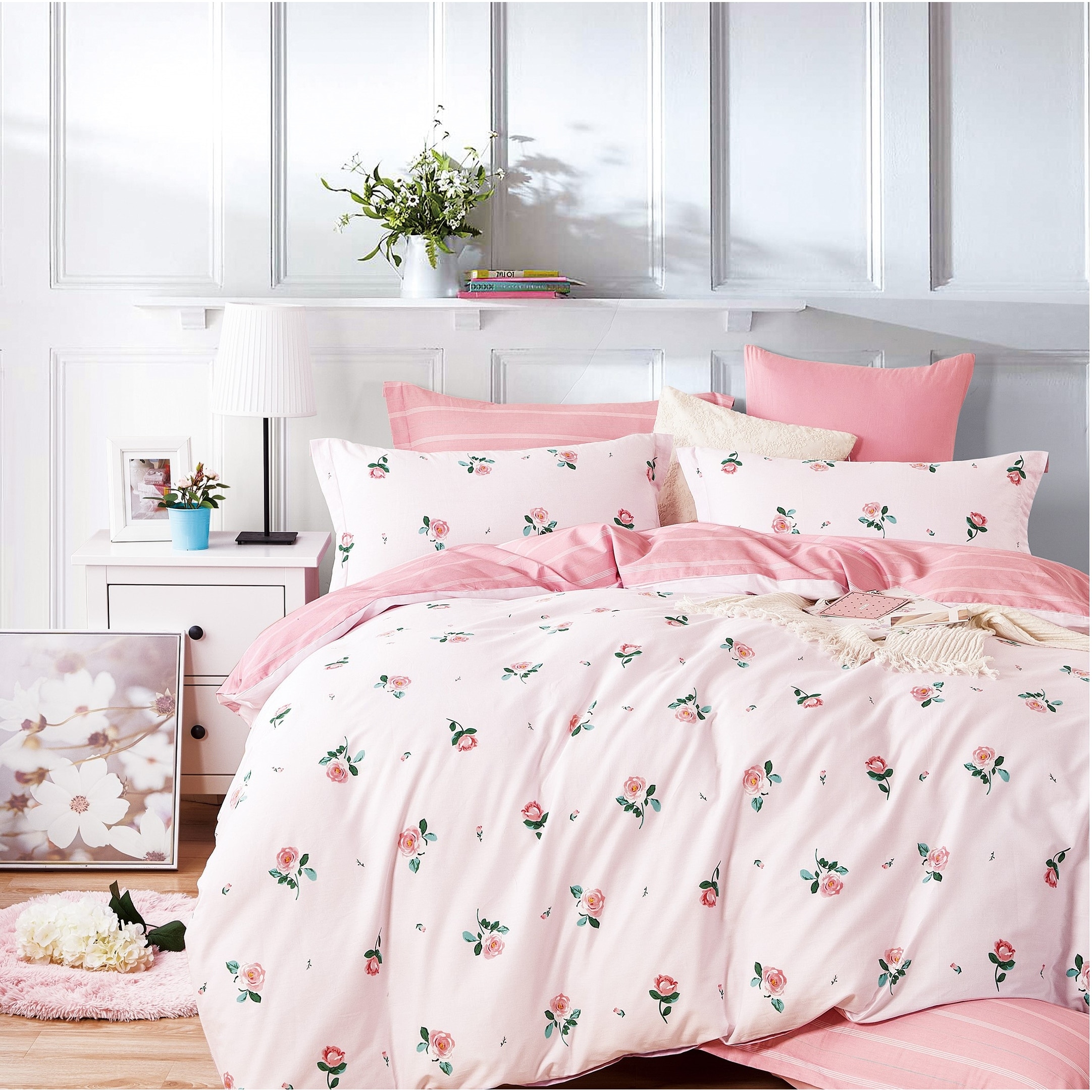 Shop Isabella Rose Only 100 Cotton Reversible Comforter Set Overstock 31705369