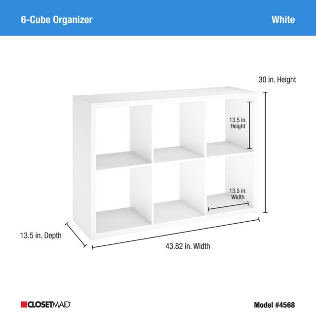 ClosetMaid 6-Cube Decorative Storage Organizer
